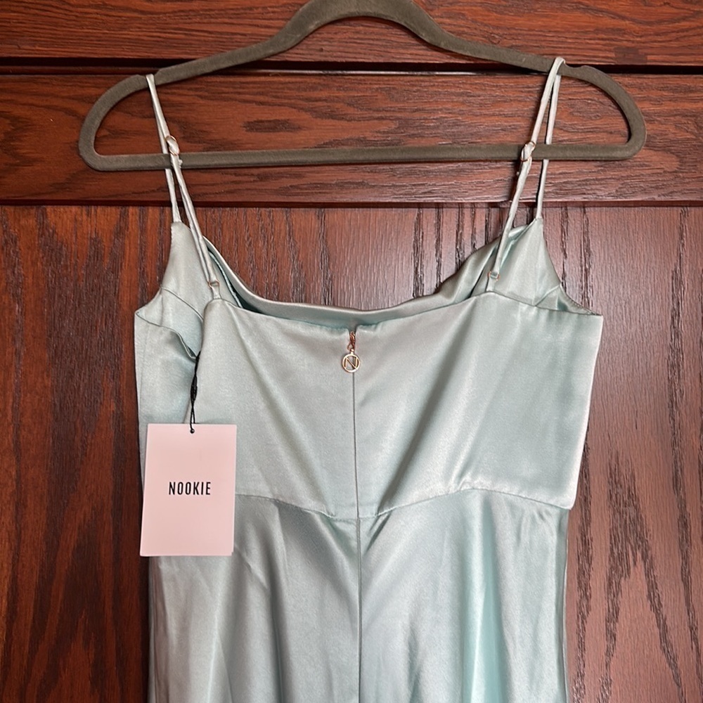 Nookie Dream Draped Gown in Mint Sz Medium. NWT - Picture 13 of 15